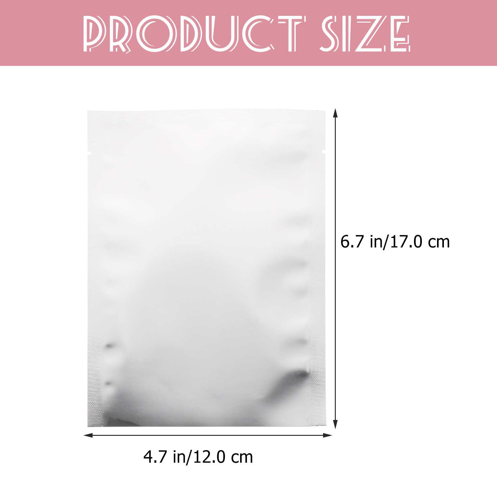 100Pcs Vacuum Food Bags Alumin - Food Snacks Business reseña y precio
