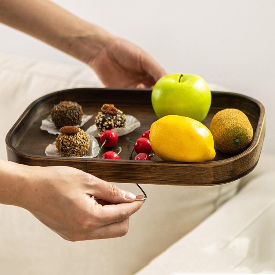 Multi-purpose Bamboo Tray Stor - Food Snacks In Japan reseña y precio