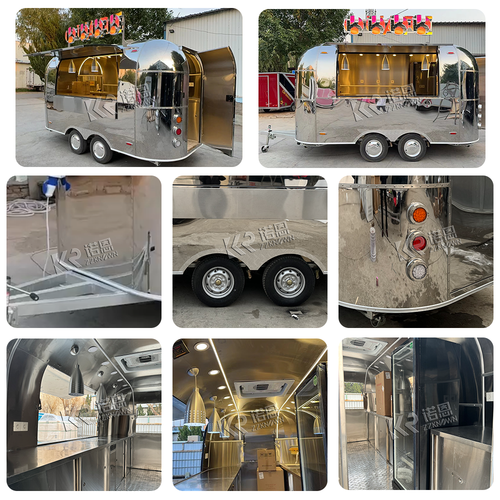 Outdoor Mobile Food Truck Stai - Food Snacks Business reseña y precio