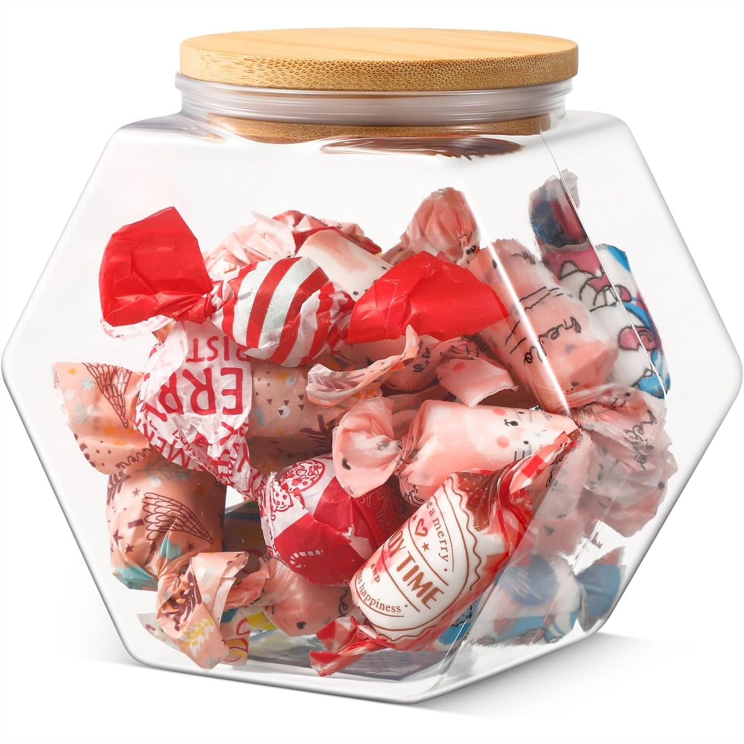 29 oz Plastic Candy Jar with B - Food Snacks Images reseña y precio