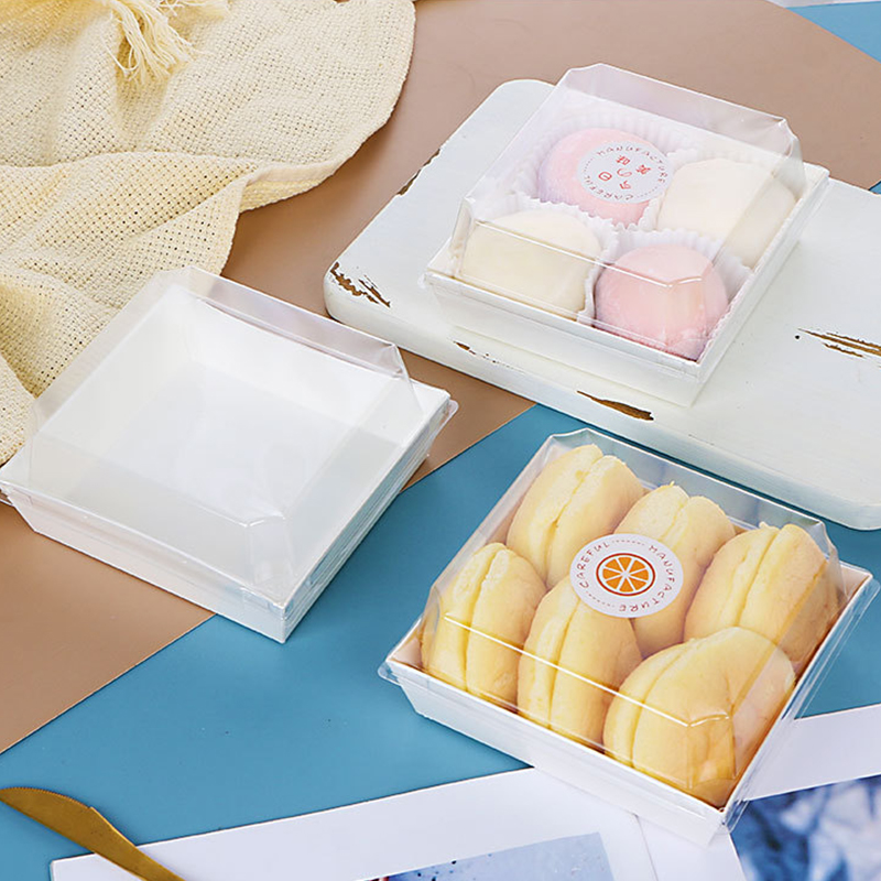 50Pcs Kraft Paper Box Bento Br - Food Snacks Business reseña y precio