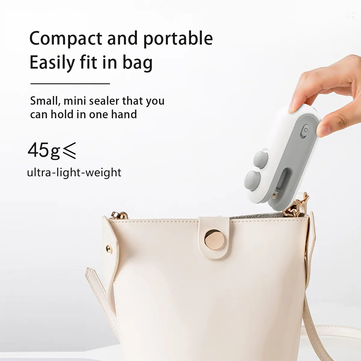 Mini Portable Snack Bag Sealer - Food Snacks Candy reseña y precio