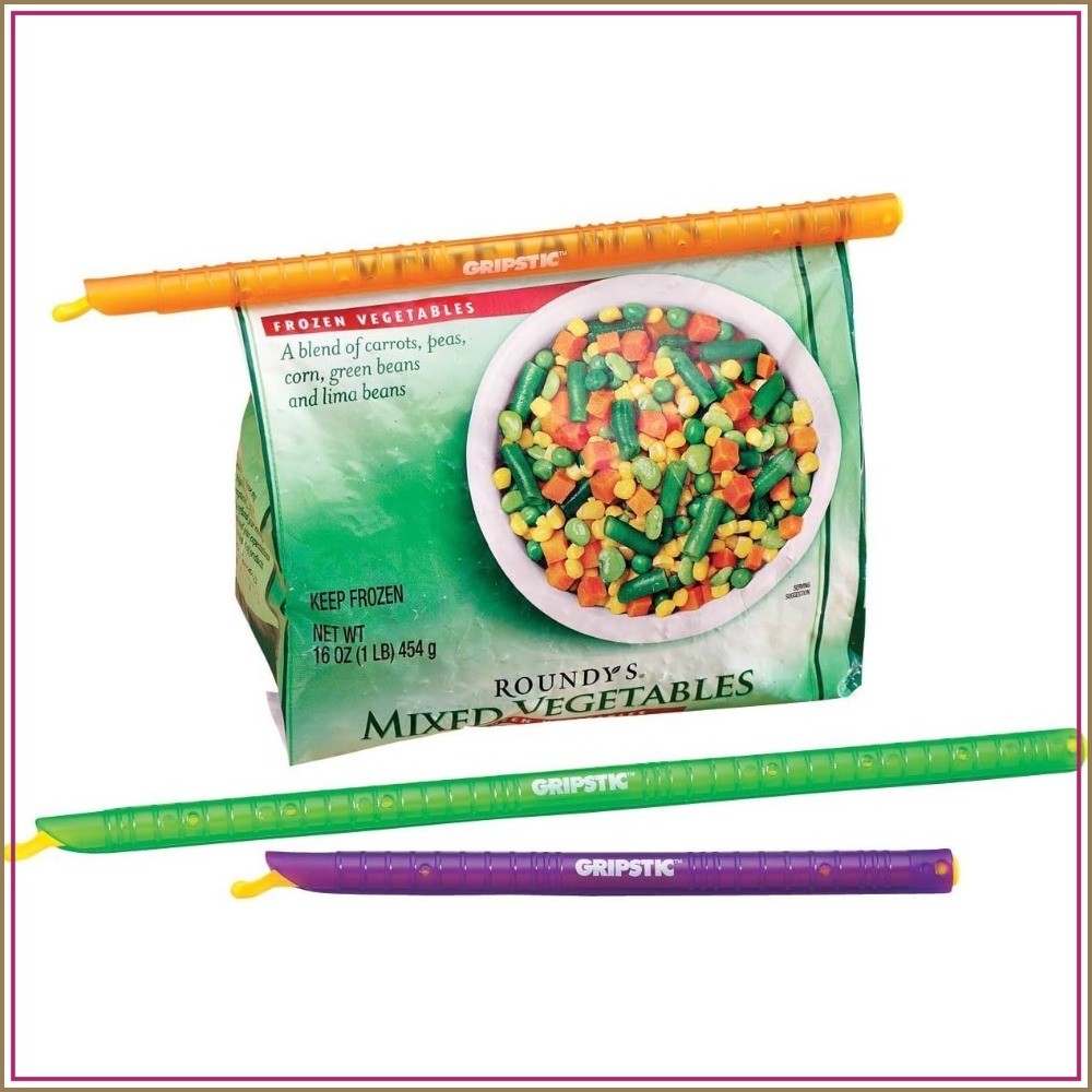 Reusable Bag Sealer Clips - Ai - Food Snacks Images reseña y precio