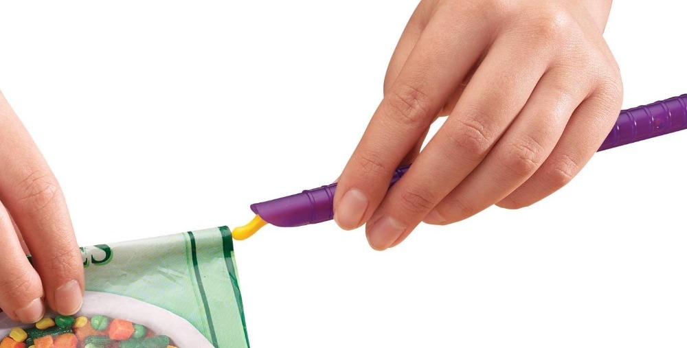 Reusable Bag Sealer Clips - Ai - Food Snacks Images reseña y precio