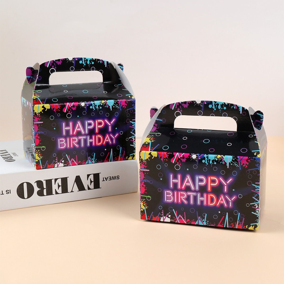 Fluorescent Candy Box Paper Ca - Food Snacks Candy reseña y precio
