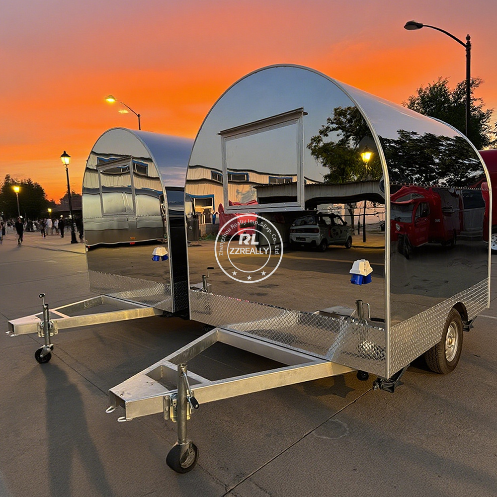 Stainless steel Mobile Food Ca - Food Snacks Business reseña y precio
