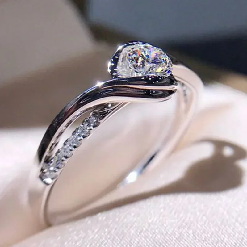 Elegant Promise Ring 925 Silve - Korean Food Snacks reseña y precio