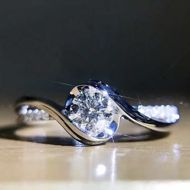 Elegant Promise Ring 925 Silve - Korean Food Snacks reseña y precio