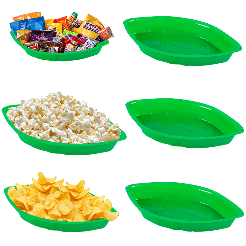 6pcs Palm Leaf Shape Food Reus - Food Packed Snacks reseña y precio