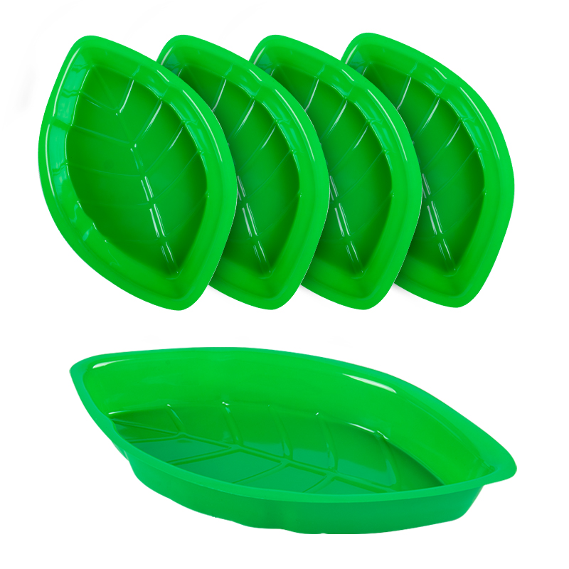 6pcs Palm Leaf Shape Food Reus - Food Packed Snacks reseña y precio