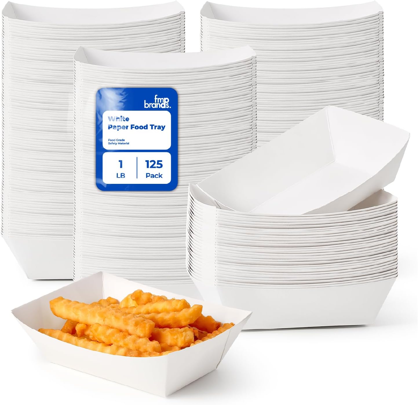 Disposable Paper Food Trays 1  - Food Snacks Images reseña y precio