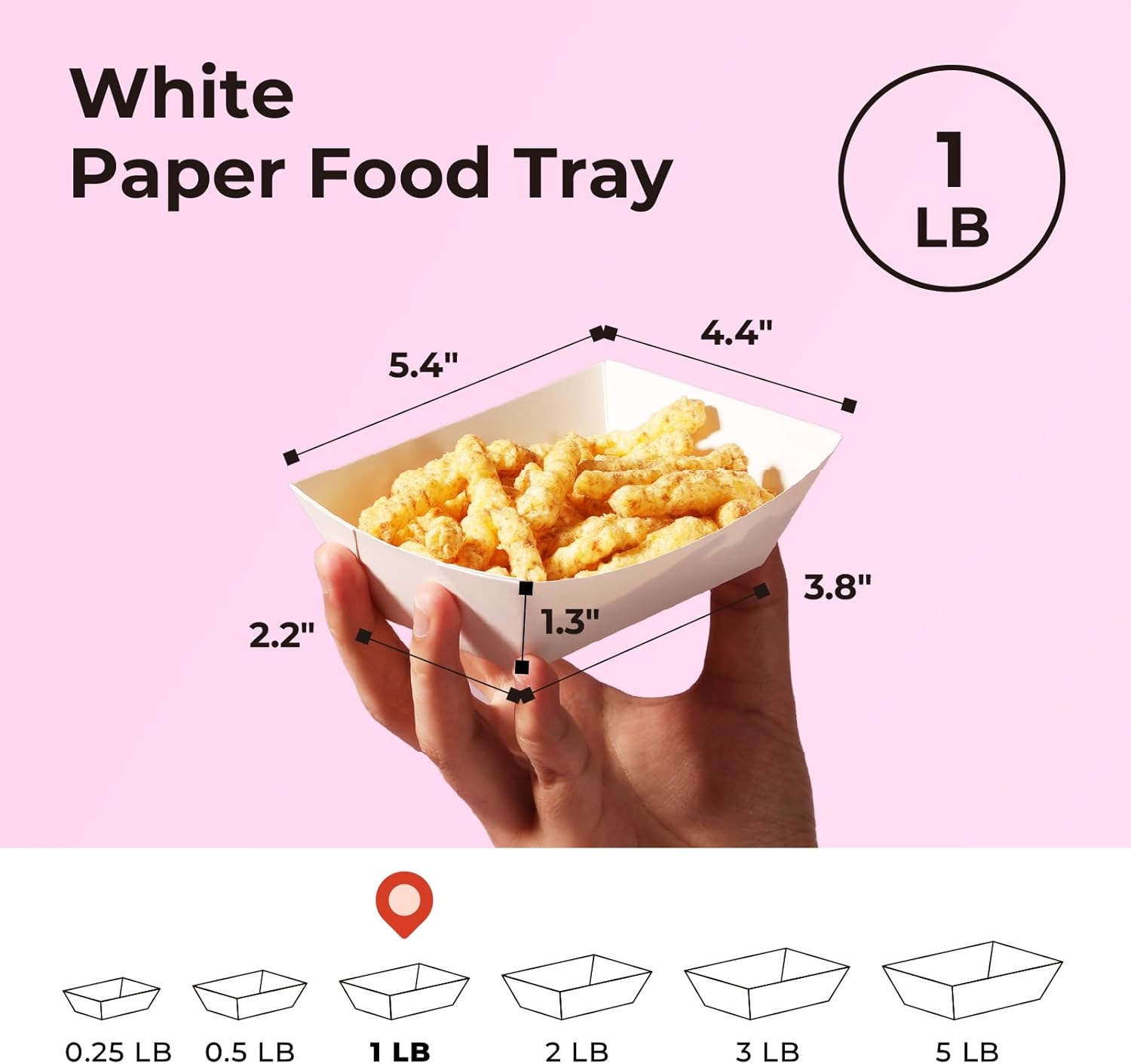 Disposable Paper Food Trays 1  - Food Snacks Images reseña y precio