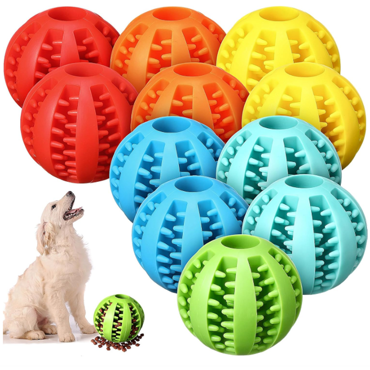 1pc Dog Toy Snack Ball Interac - Food Snacks Distribution reseña y precio
