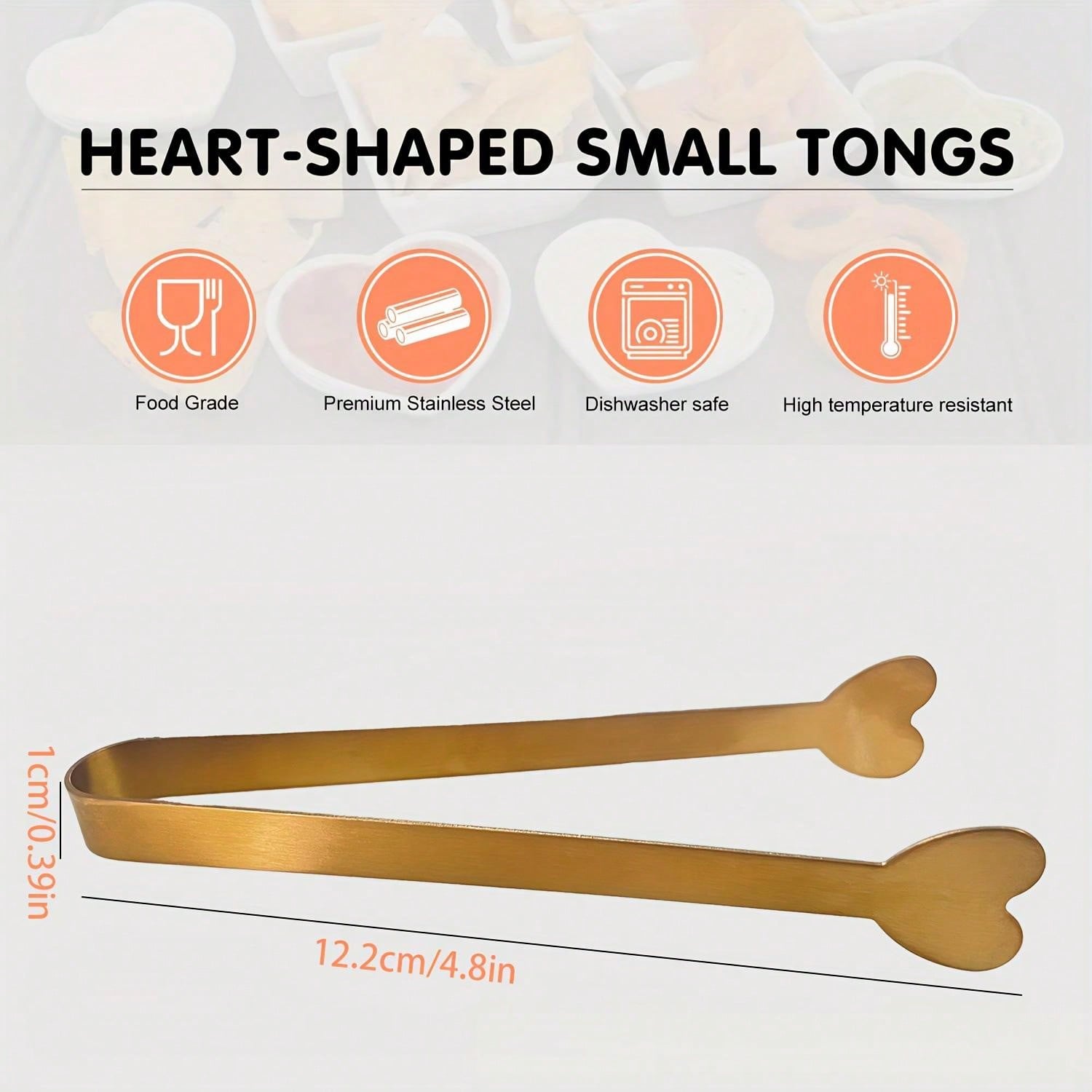 Gold Stainless Steel Mini Serv - Food Snacks Candy reseña y precio