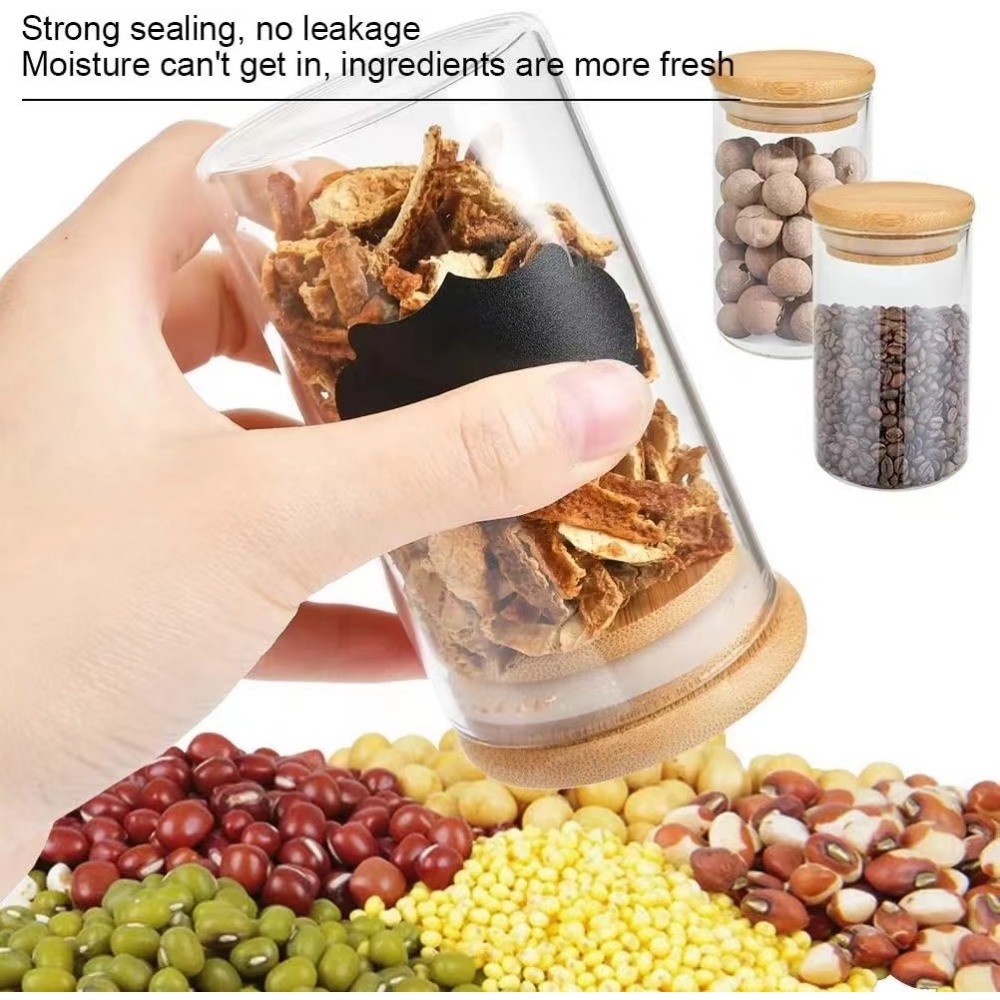 Glass Food Storage Tank with M - Food Snacks Candy reseña y precio