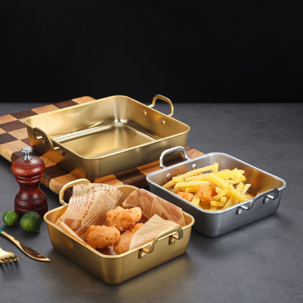 Stainless Steel Square Food Se - Korean Food Snacks reseña y precio