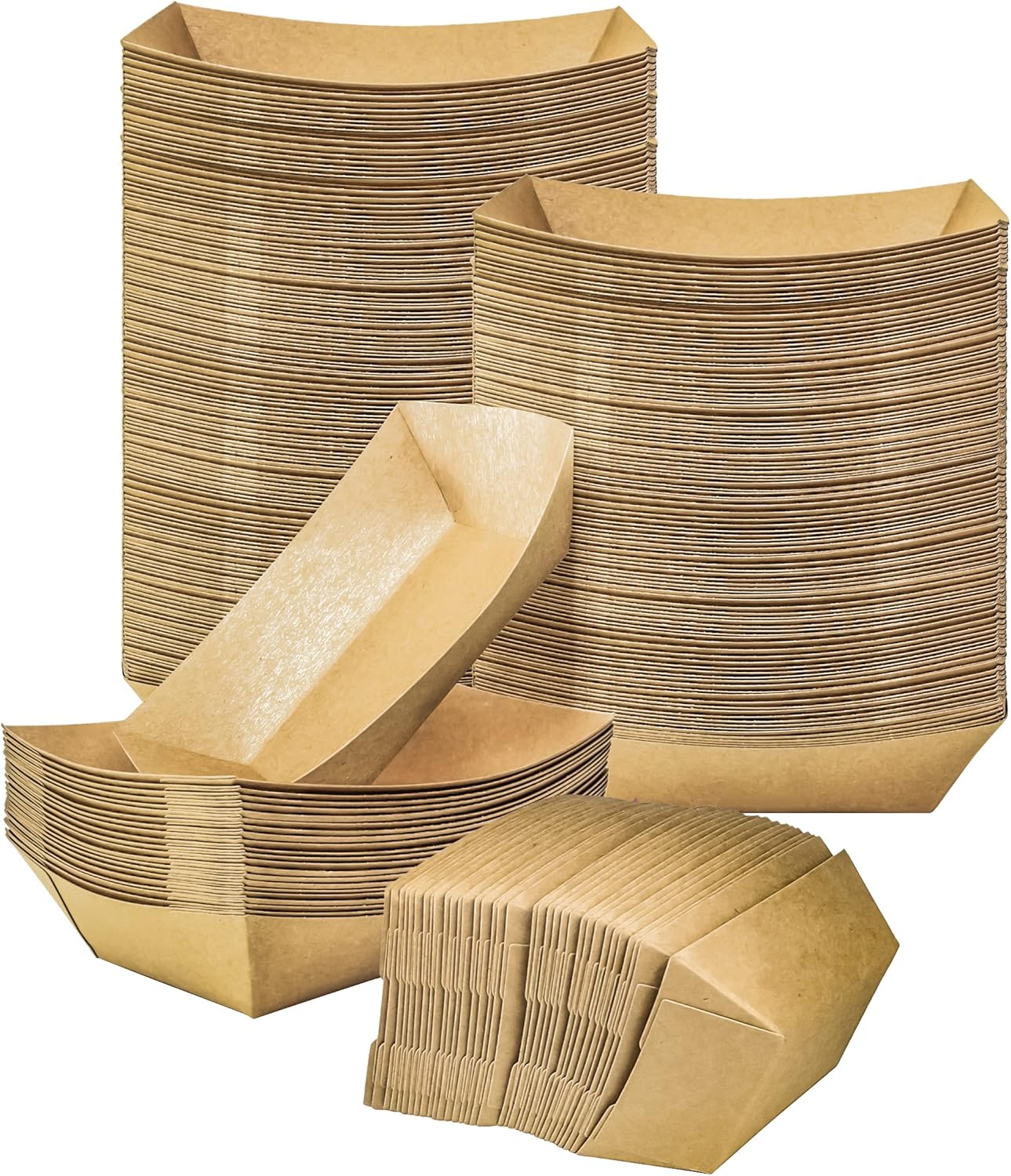 100 Pack 2lb Paper Food Trays  - Food Snacks Images reseña y precio