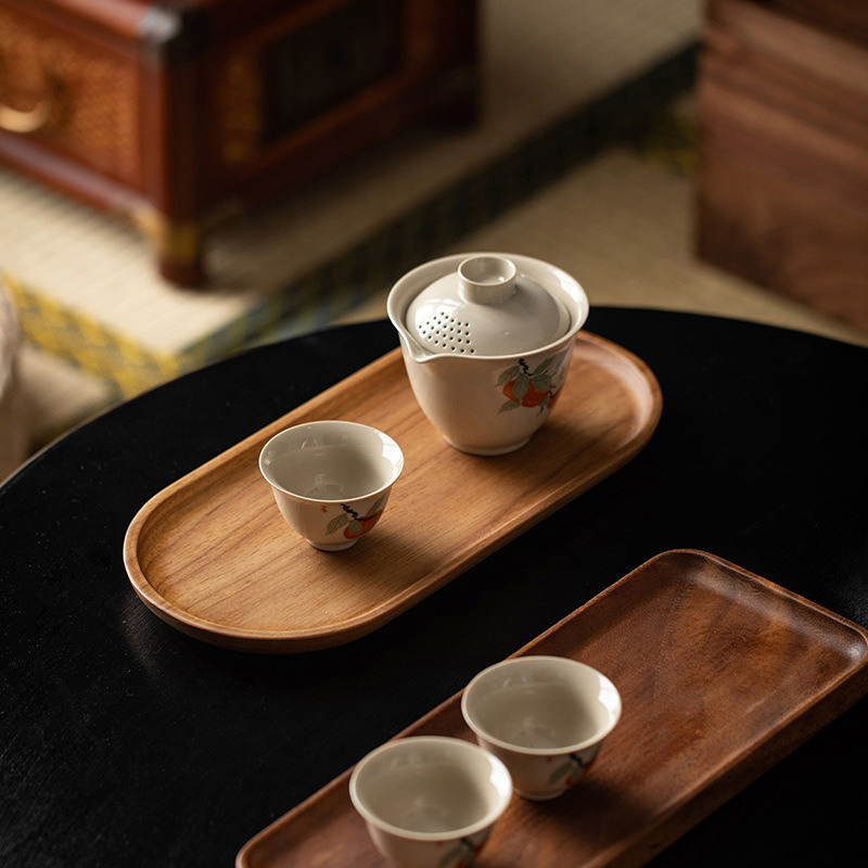 Tableware Solid Wood Food Tray - Food Snacks In Japan reseña y precio