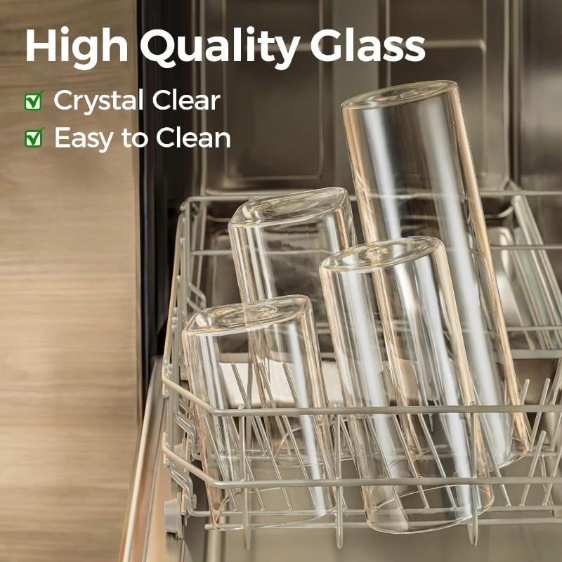 2/4/6/12Pcs-400Ml Square Glass - Food Snacks Candy reseña y precio