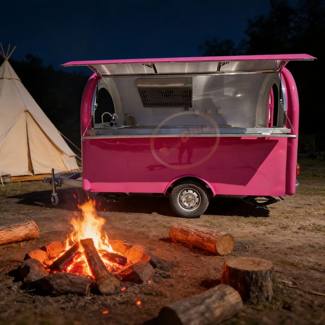 Customizable Fiberglass Mobile - Food Snacks Business reseña y precio