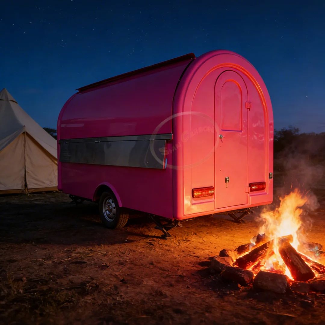 Customizable Fiberglass Mobile - Food Snacks Business reseña y precio