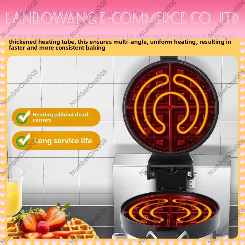 Rotating Waffle Maker Griddle  - Food Snacks Business reseña y precio