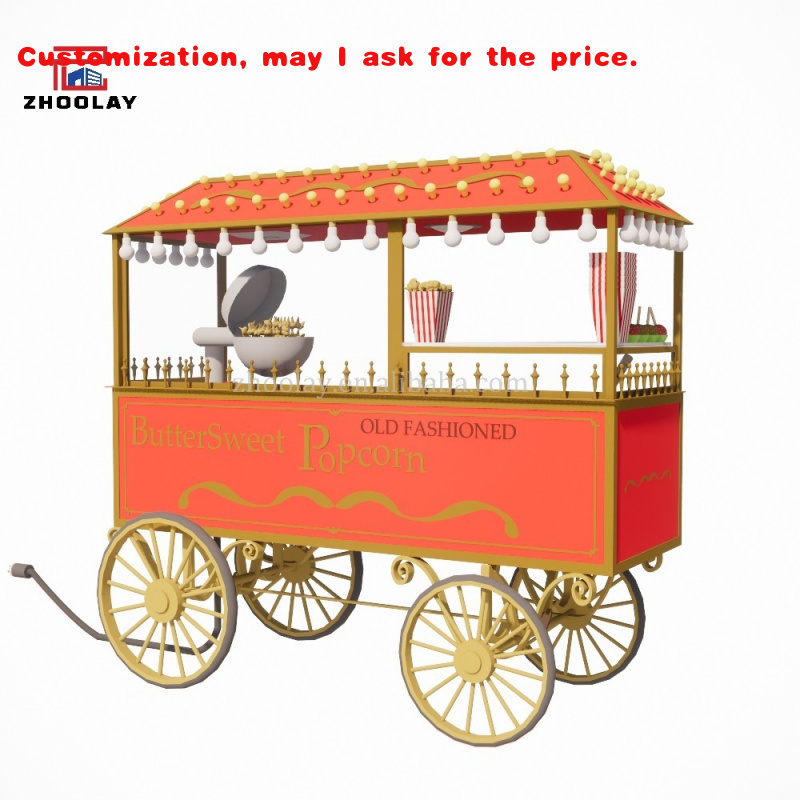 custom.Mobile Food Cart Sales  - Food Snacks Candy reseña y precio