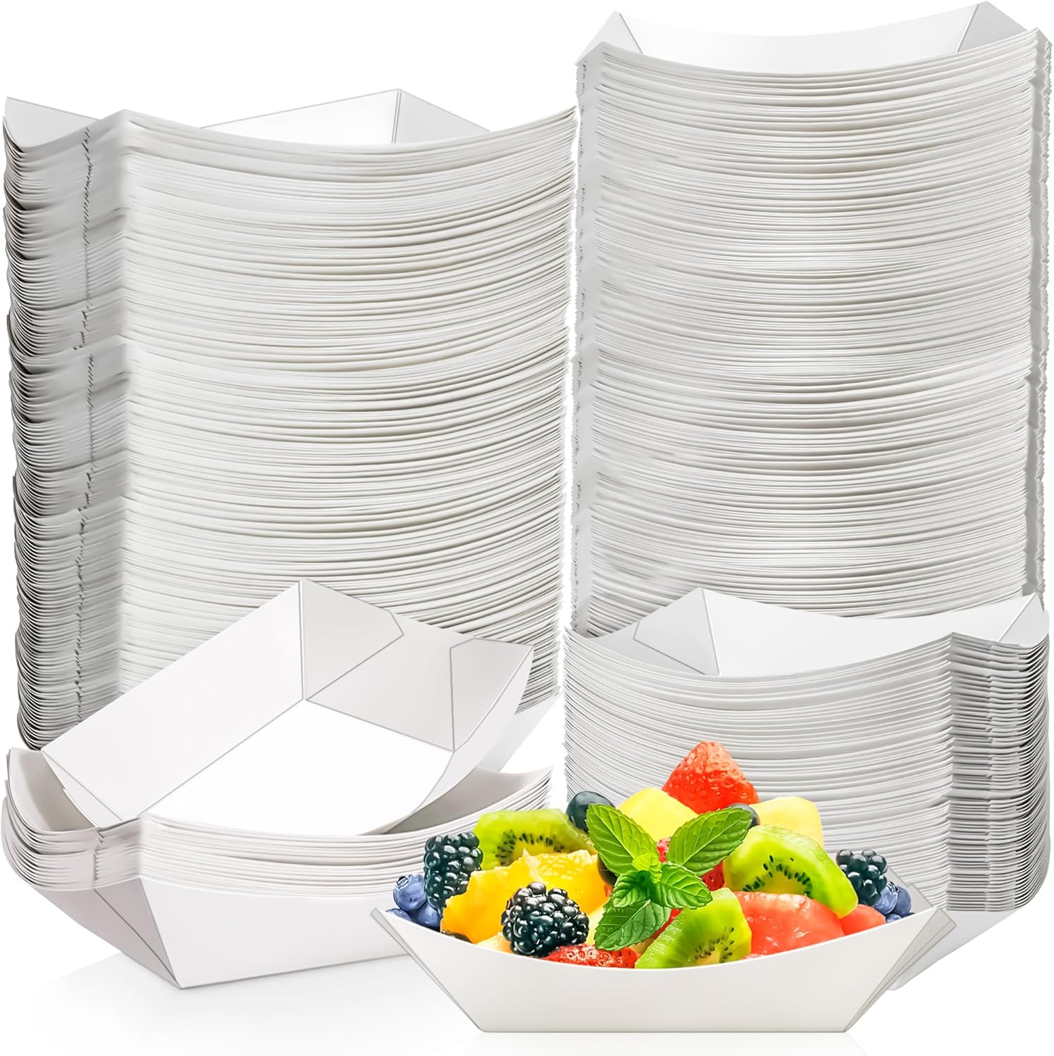 120 Pack 2lb Paper Food Boat T - Food Packed Snacks reseña y precio