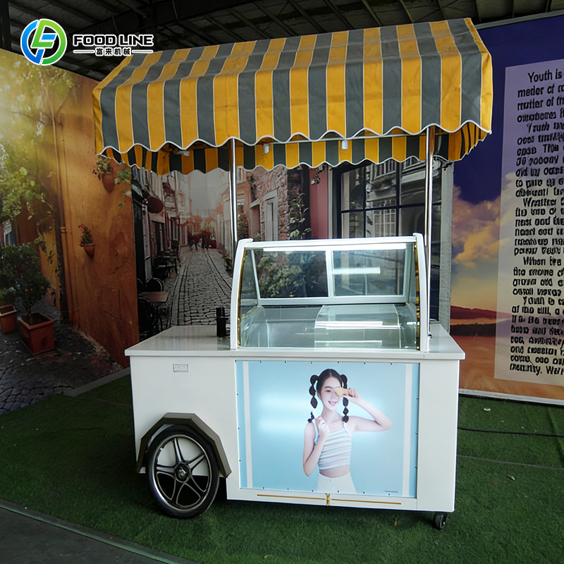 Mini Ice Cream Cart Mobile Swe - Food Snacks Business reseña y precio