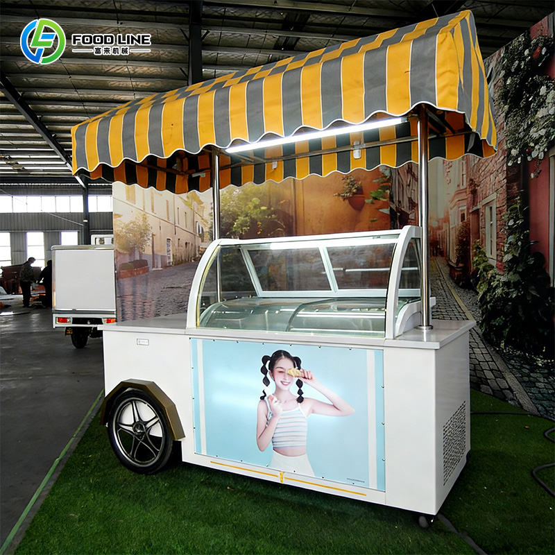 Mini Ice Cream Cart Mobile Swe - Food Snacks Business reseña y precio