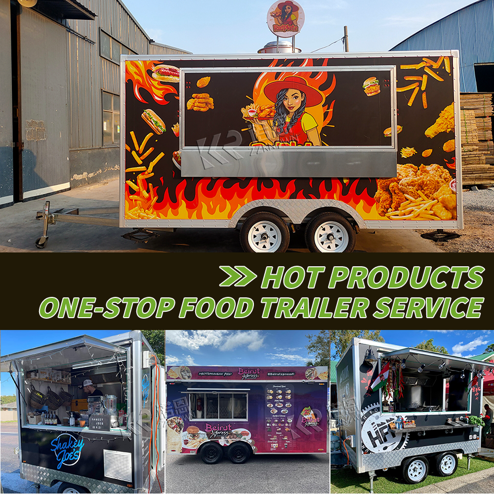 High Quality Food Cart Caravan - Food Snacks Business reseña y precio