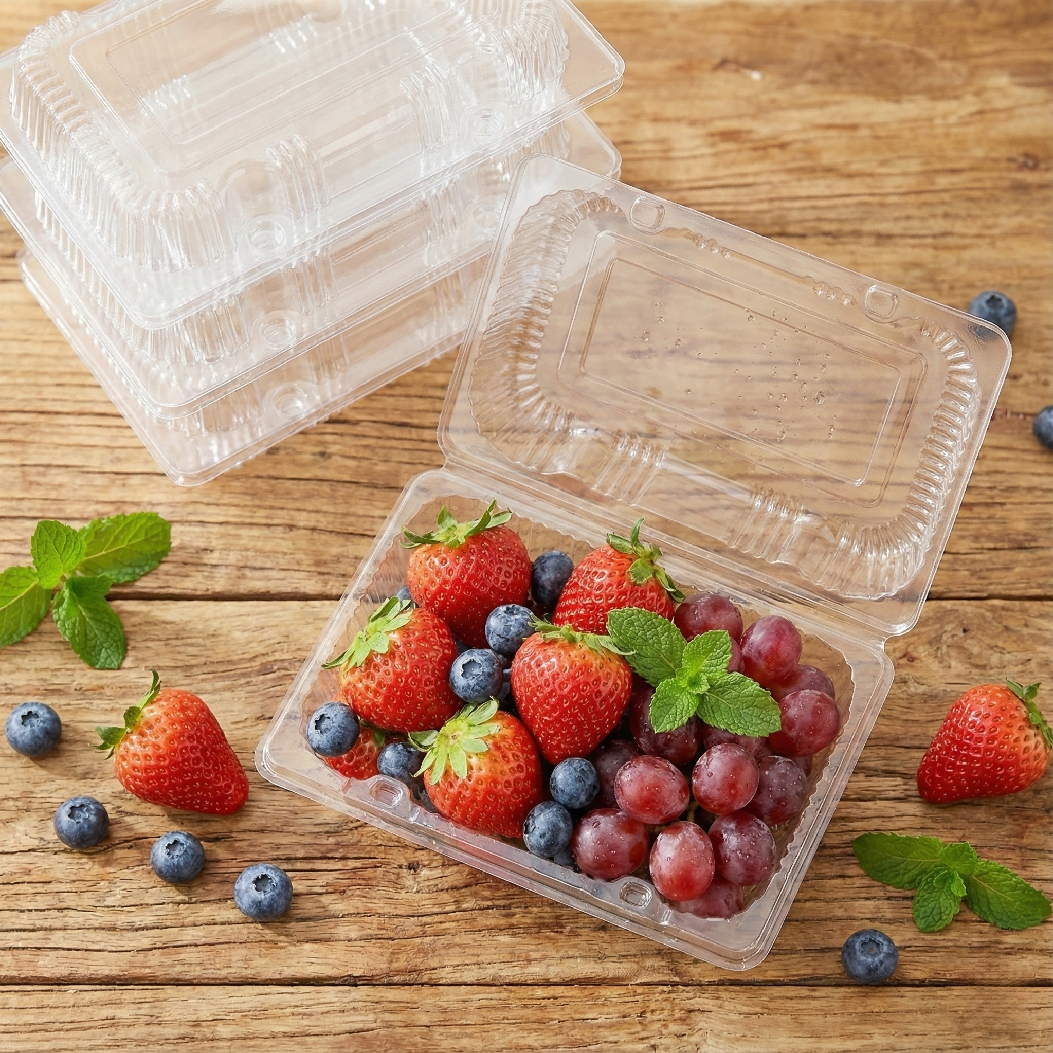 50-Pack Clear Plastic Disposab - Food Packed Snacks reseña y precio