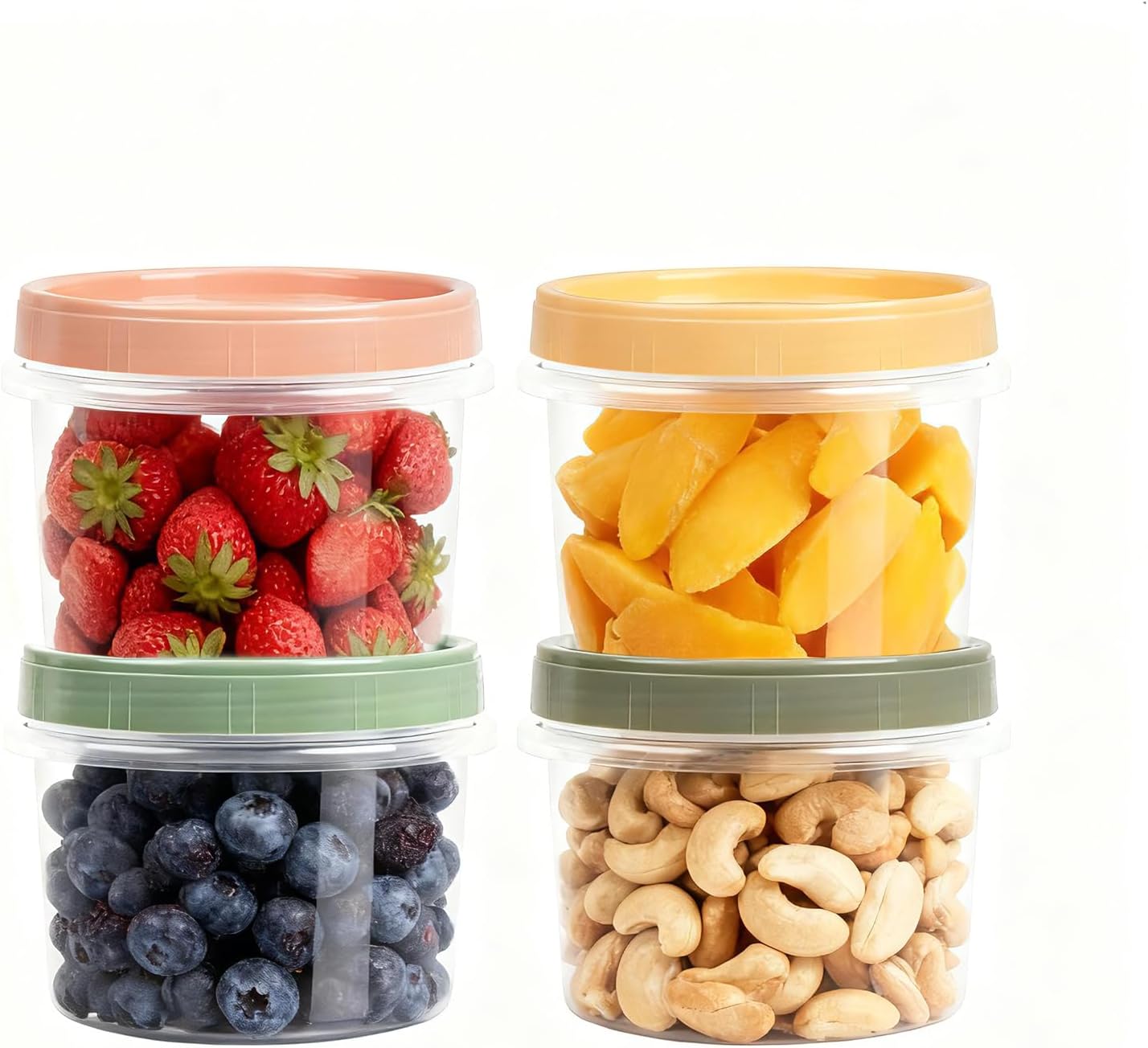 8 Oz Small Food Containers wit - Food Packed Snacks reseña y precio