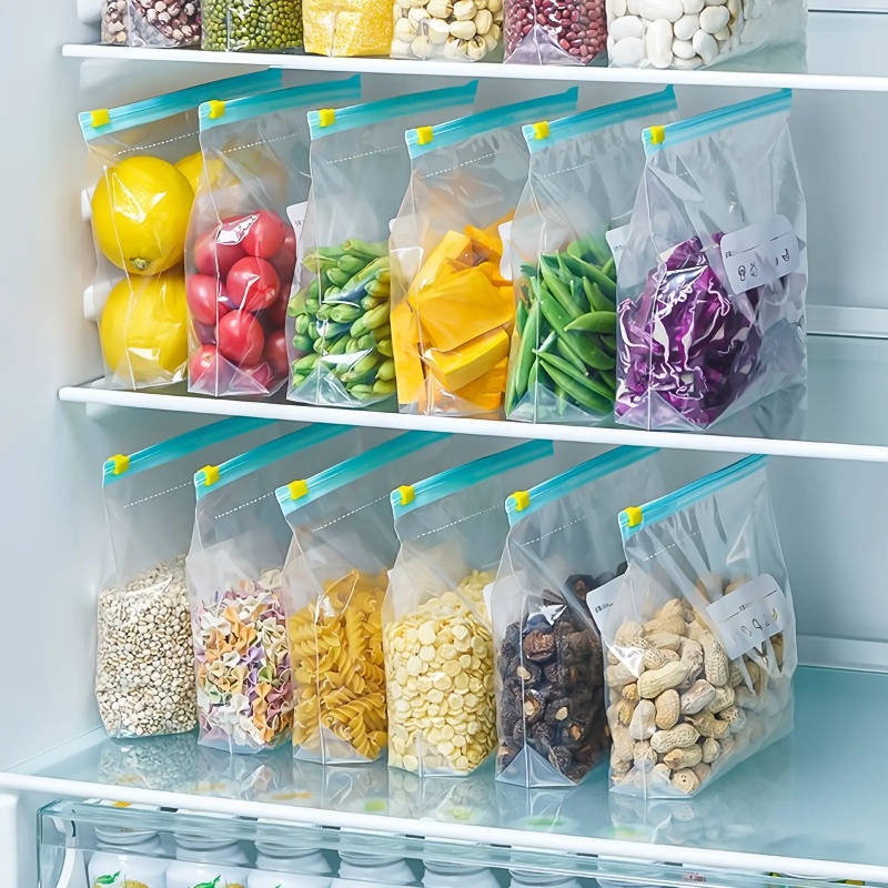 Reusable Food Storage Bags Sta - Food Packed Snacks reseña y precio