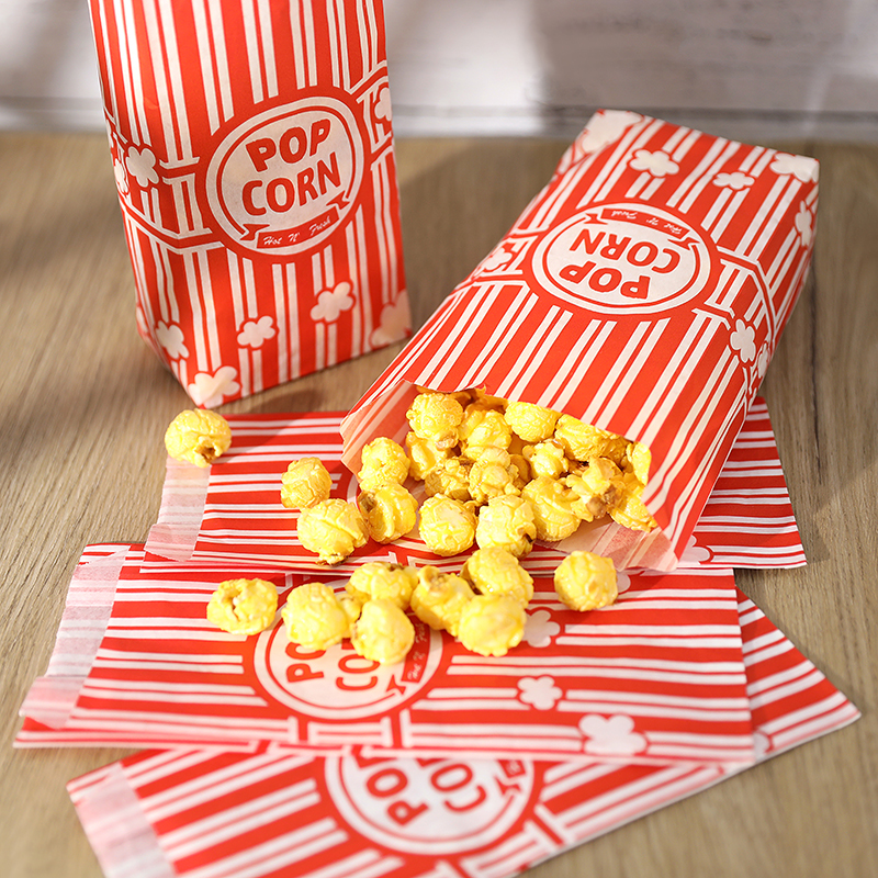 20/50Pcs Popcorn Bags Individu - Food Packed Snacks reseña y precio