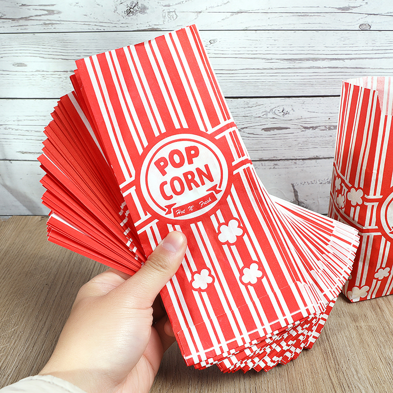 20/50Pcs Popcorn Bags Individu - Food Packed Snacks reseña y precio