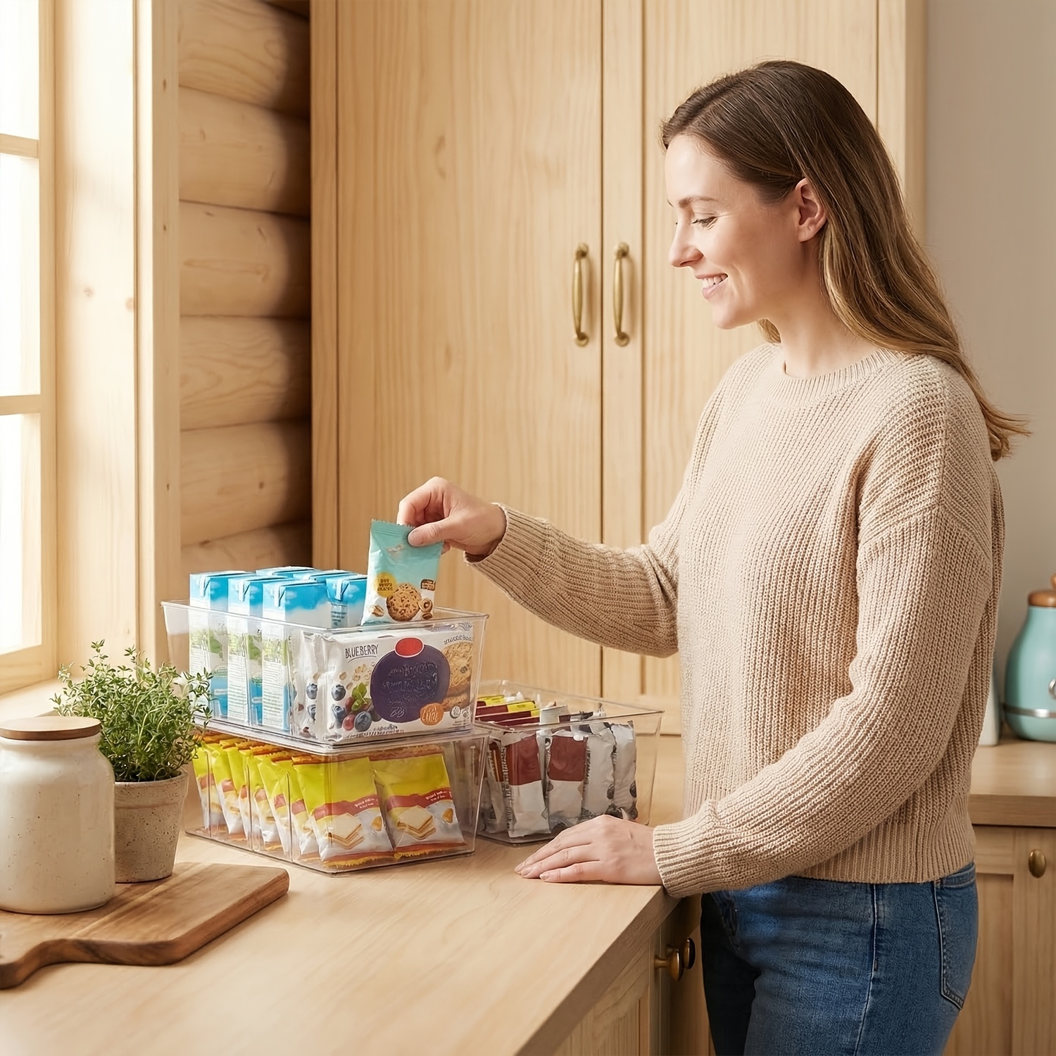 8 Pack Food Storage Organizer  - Food Snacks In Japan reseña y precio