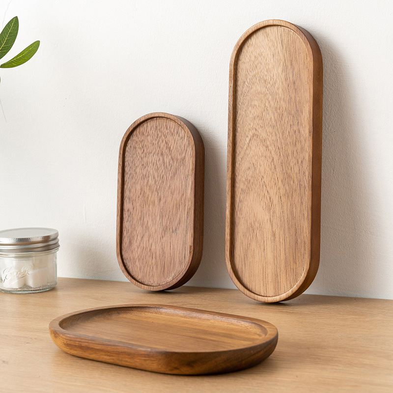 Tableware Solid Wood Food Tray - Food Snacks In Japan reseña y precio