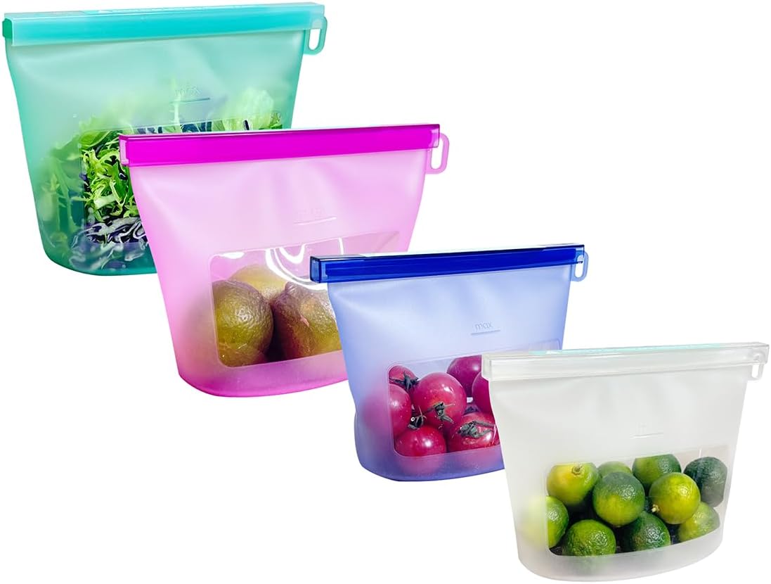 Reusable Silicone Food Storage - Food Snacks Images reseña y precio
