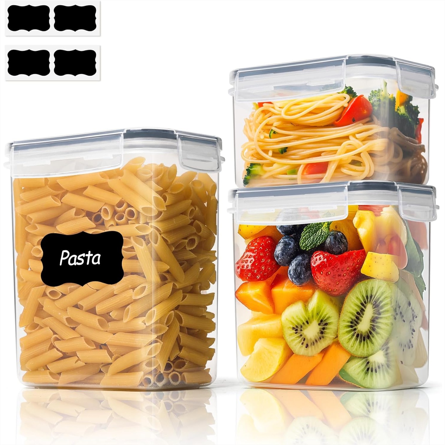 Airtight Food Storage Containe - Food Snacks Images reseña y precio