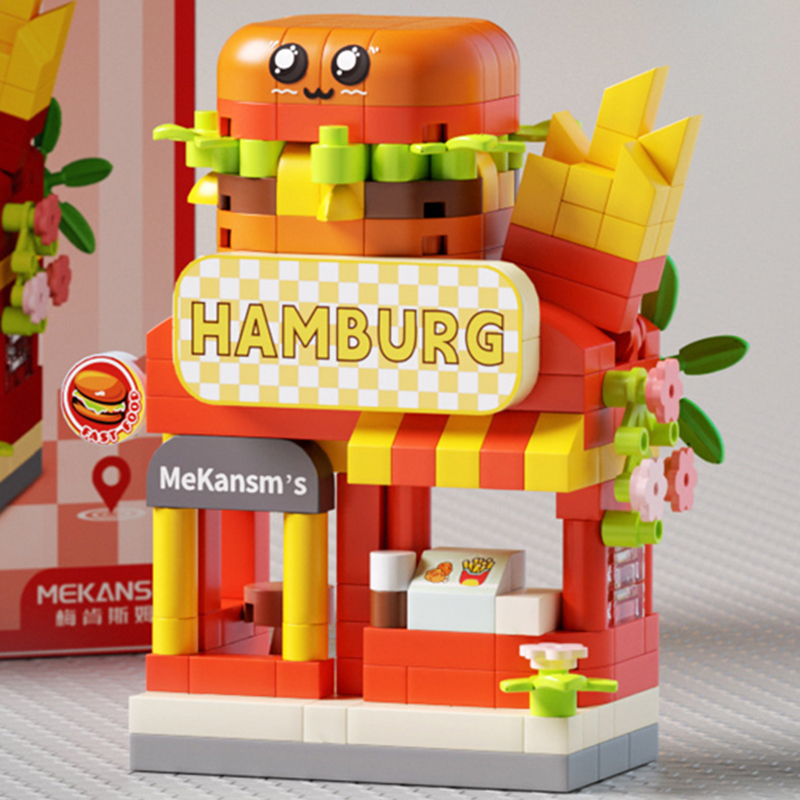 NEW DIY Hamburger Restaurant C - Food Snacks Ideas For Kids reseña y precio