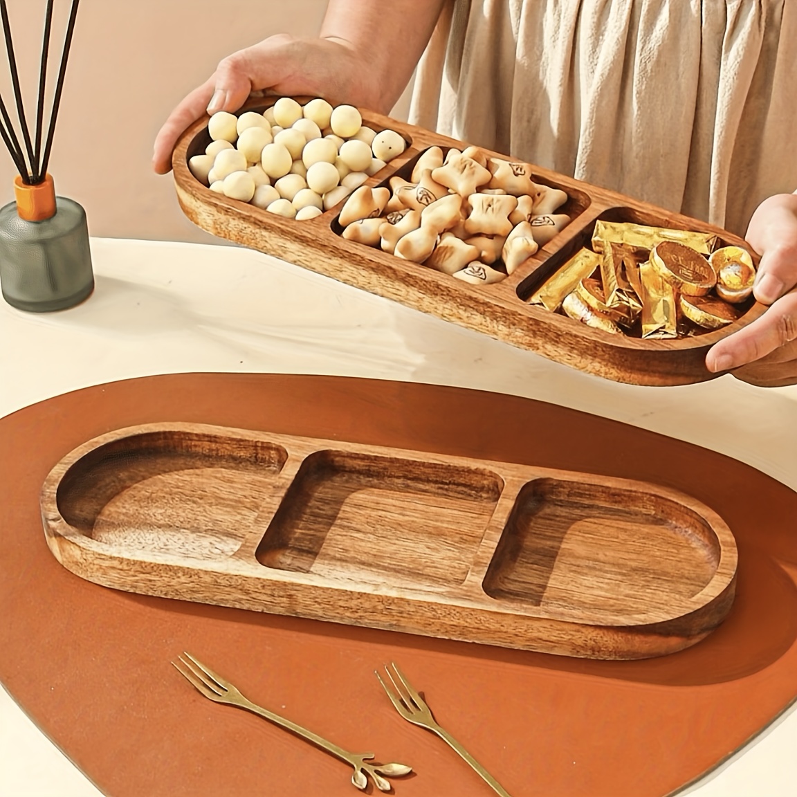 Acacia Wood Multipurpose Food  - Food Snacks In Japan reseña y precio