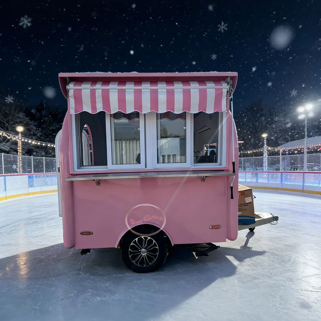 Pink Street Food Truck with Aw - Food Snacks Business reseña y precio