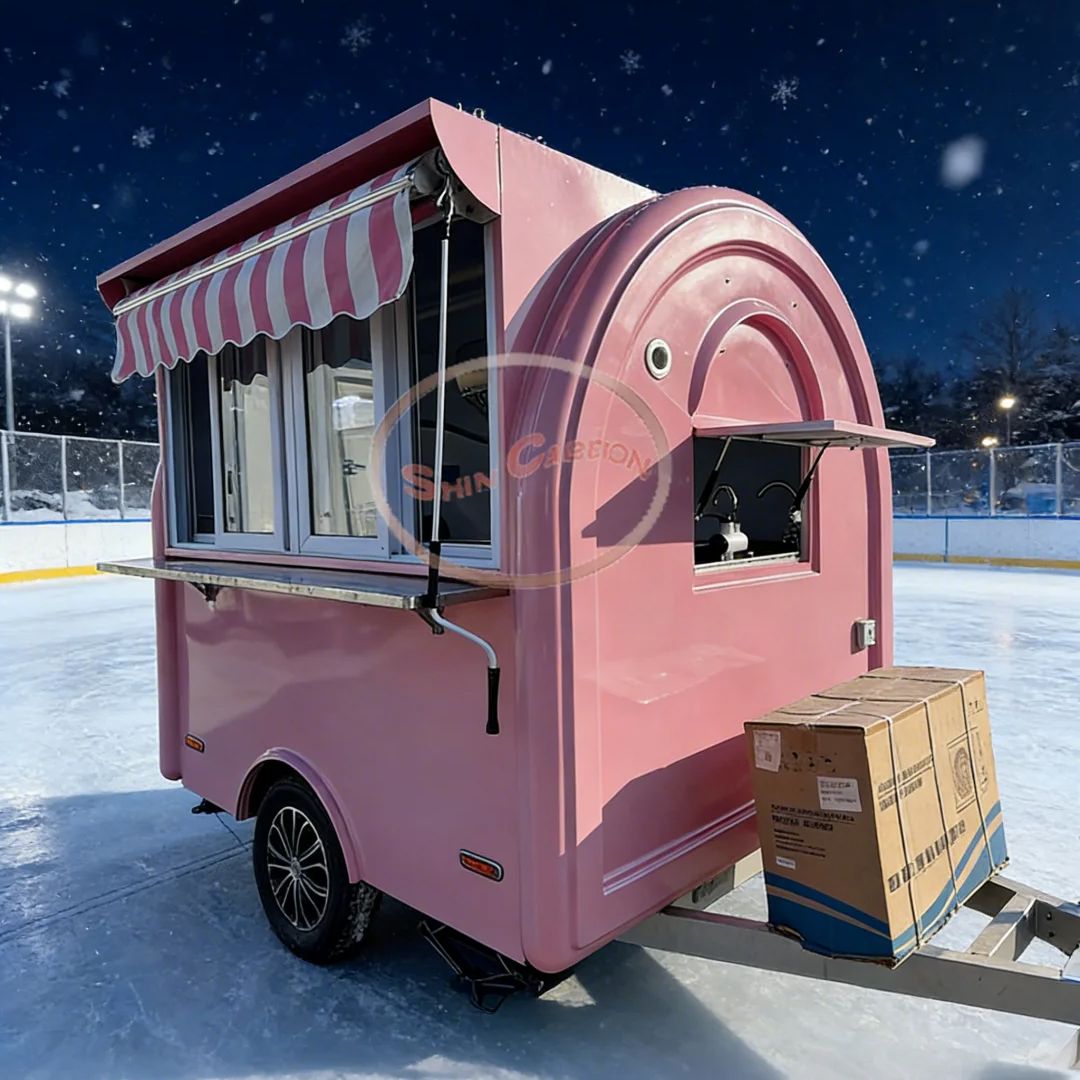 Pink Street Food Truck with Aw - Food Snacks Business reseña y precio