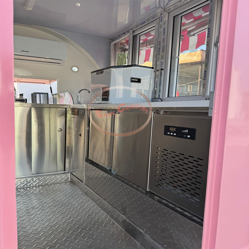 Pink Street Food Truck with Aw - Food Snacks Business reseña y precio