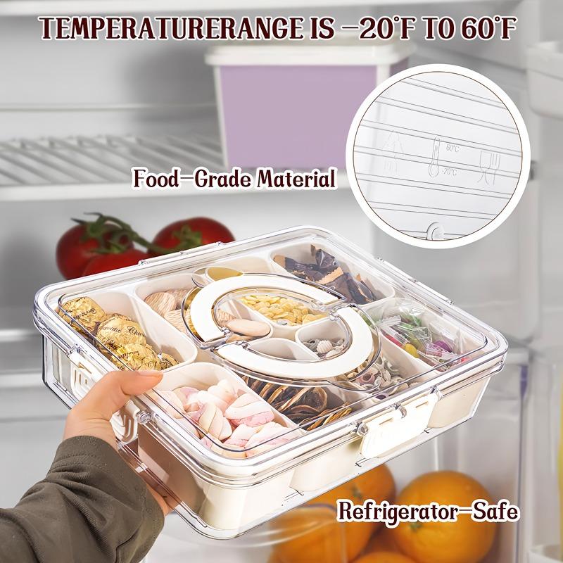 8 Grids Divided Serving Tray S - Food Snacks In Japan reseña y precio