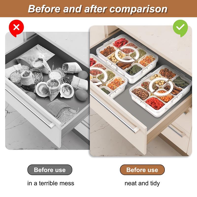 8 Grids Divided Serving Tray S - Food Snacks In Japan reseña y precio