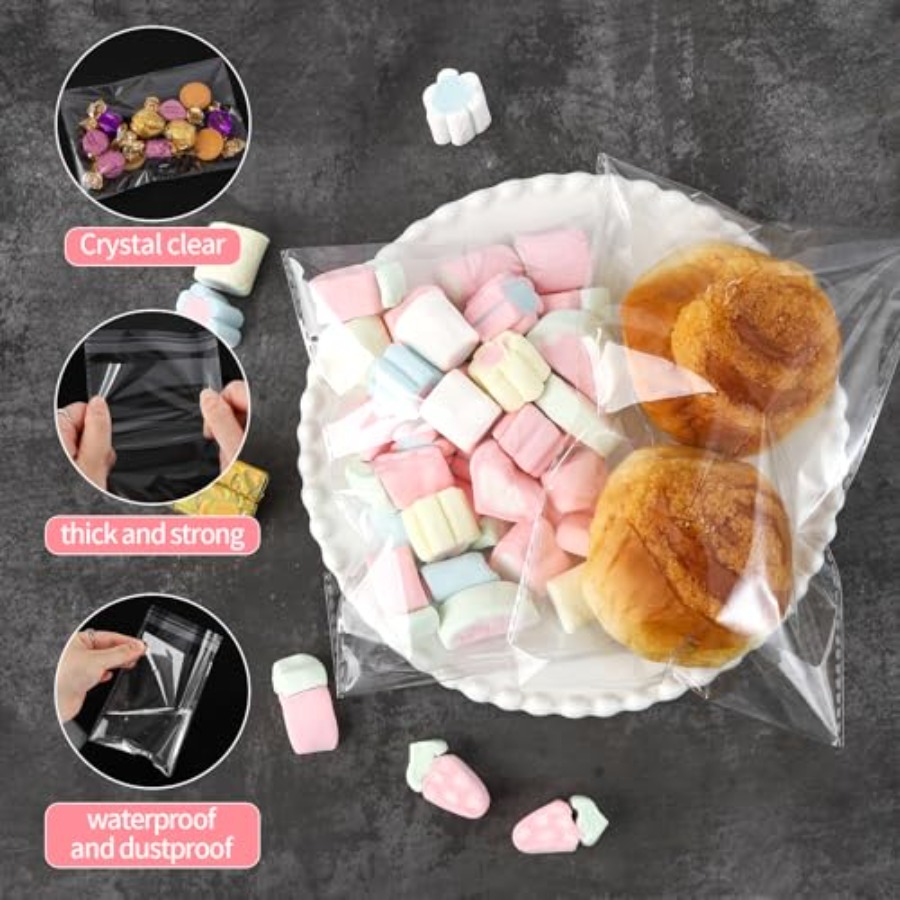 Cookie Bags with Seal, 5 x 6 i - Food Packed Snacks reseña y precio