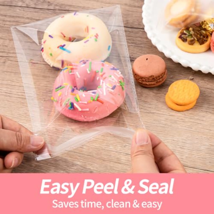 Cookie Bags with Seal, 5 x 6 i - Food Packed Snacks reseña y precio