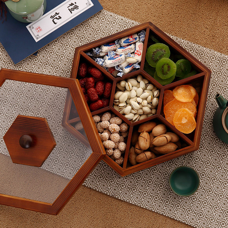 New Wood Candy Biscuit Storage - Food Snacks Candy reseña y precio